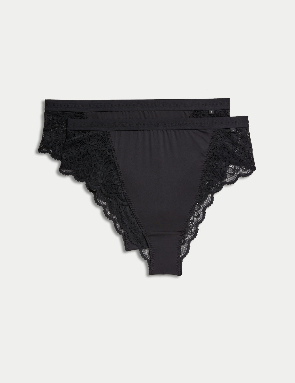 2pk Cleo High Waisted Brazilian Knickers