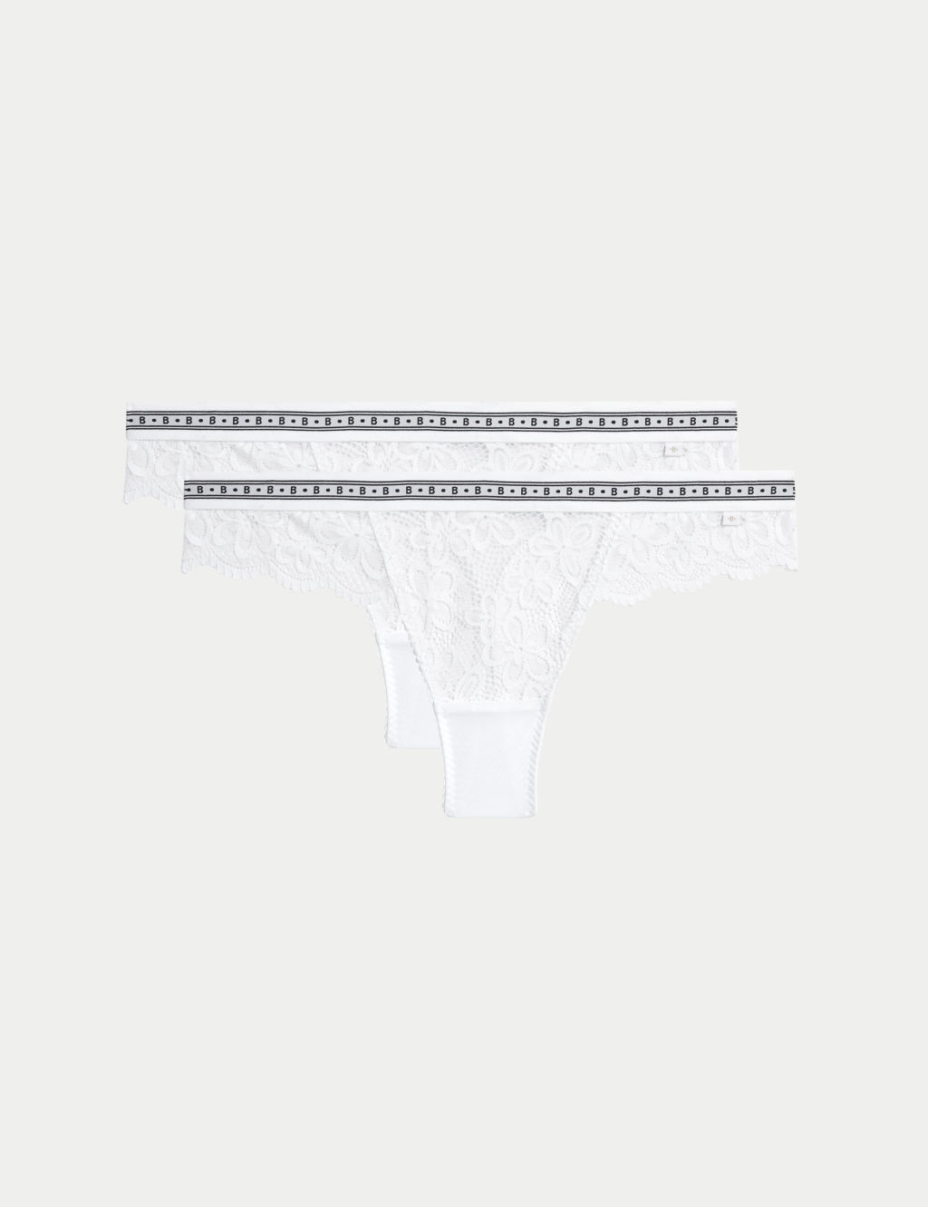 2pk Cleo Lace Thongs
