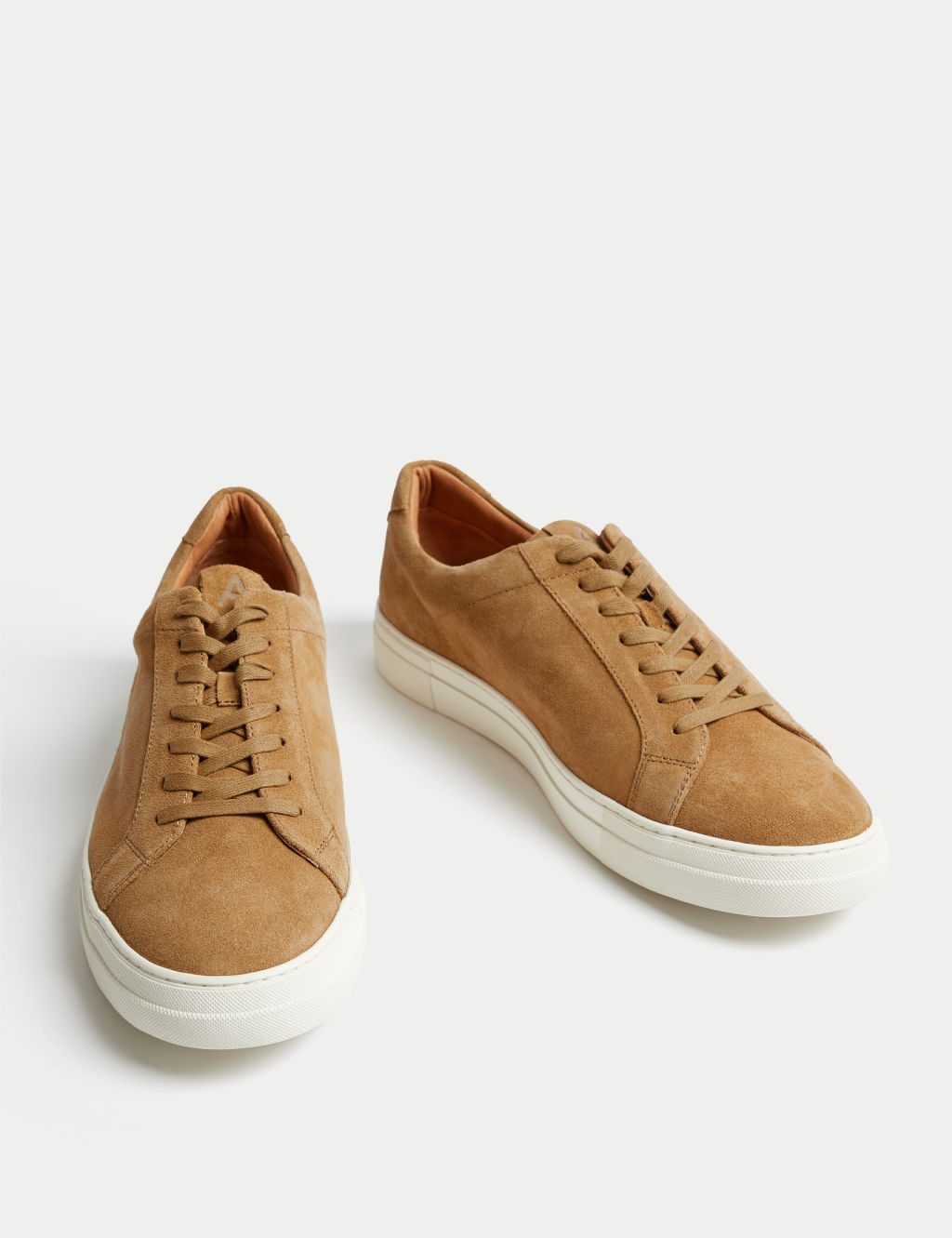 Suede Lace Up Trainers with Freshfeet™ 1 of 5