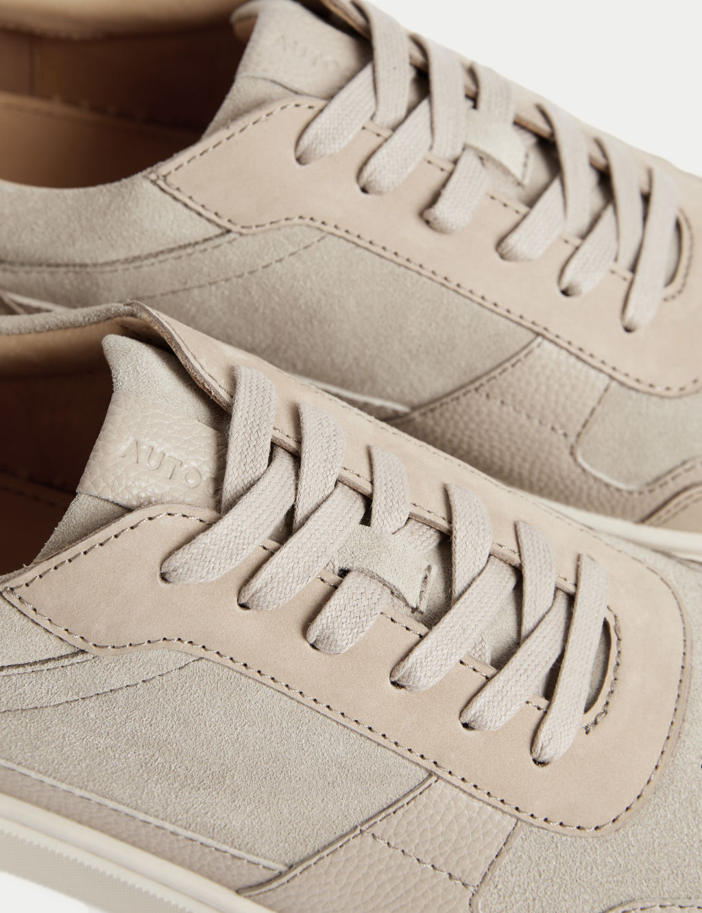 Suede Lace Up Trainers with Freshfeet™ 2 of 5