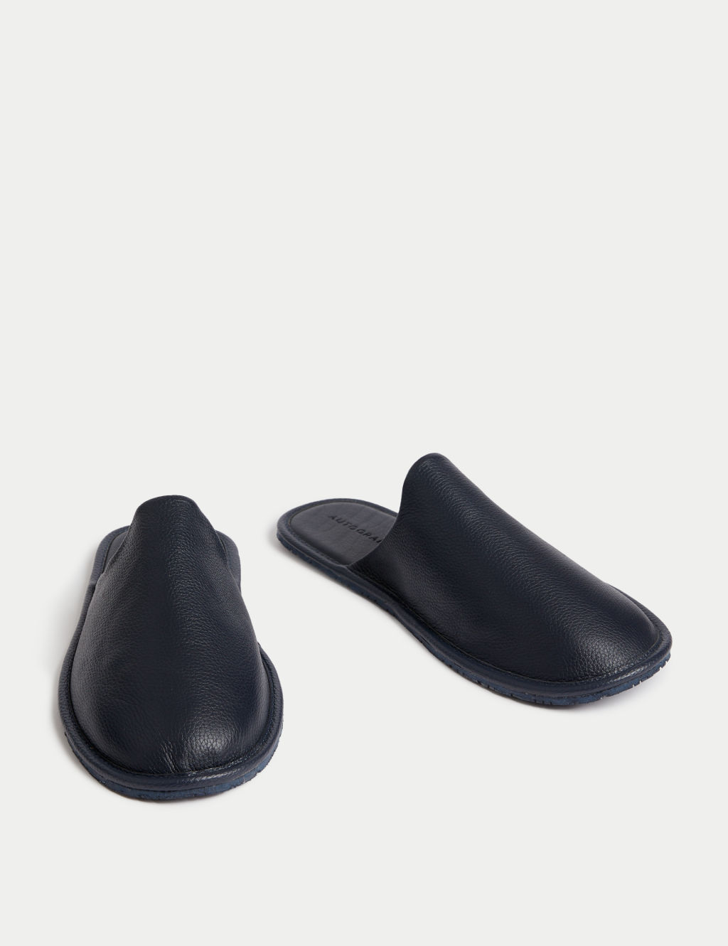 Leather Mule Slippers with Freshfeet™ 1 of 5