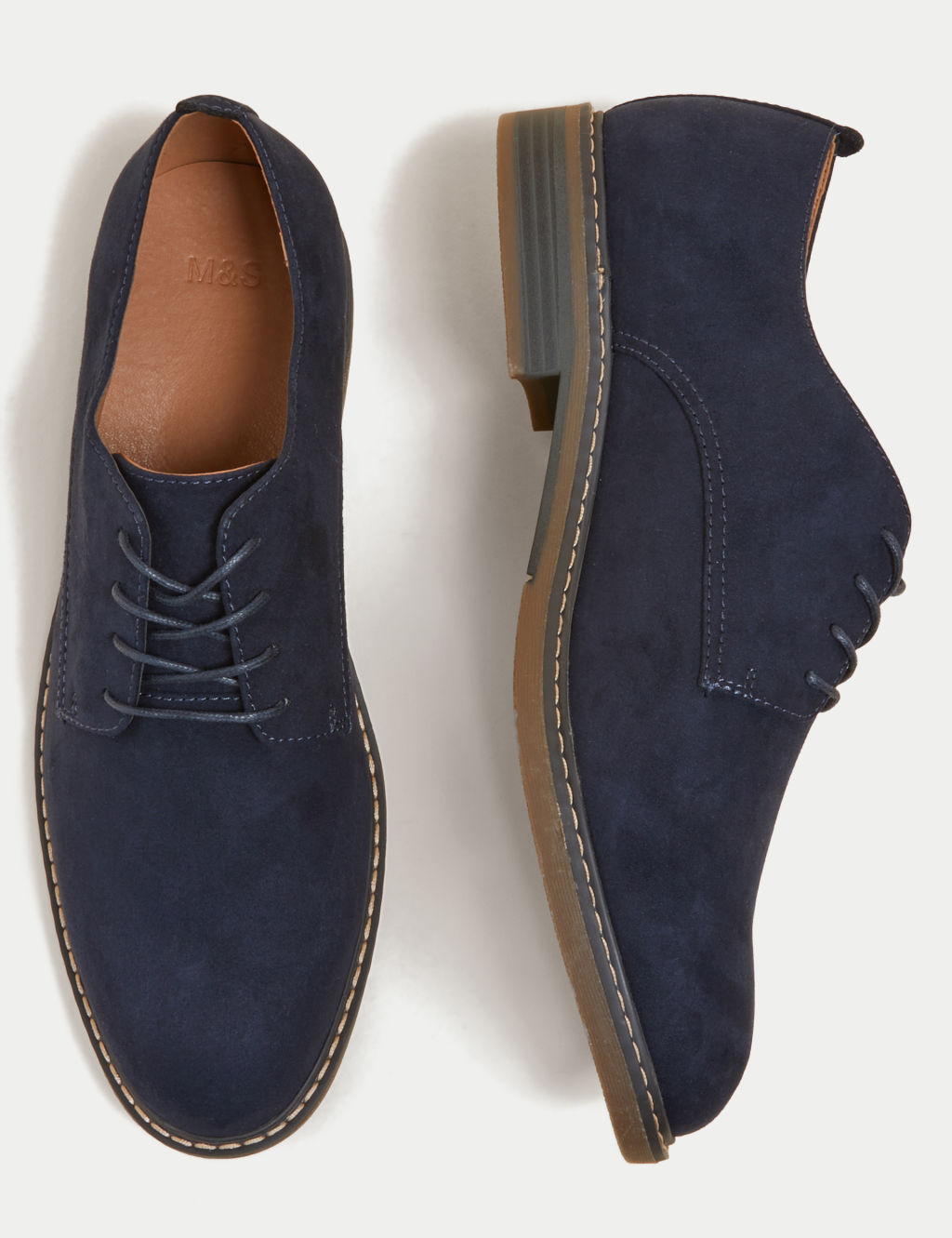 Suedette Derby Shoes 2 of 5