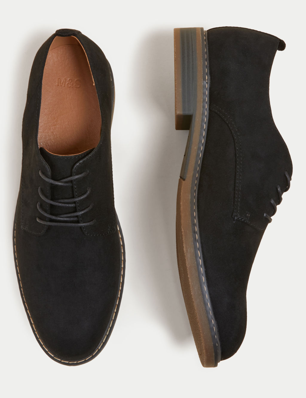 Suedette Derby Shoes 2 of 5
