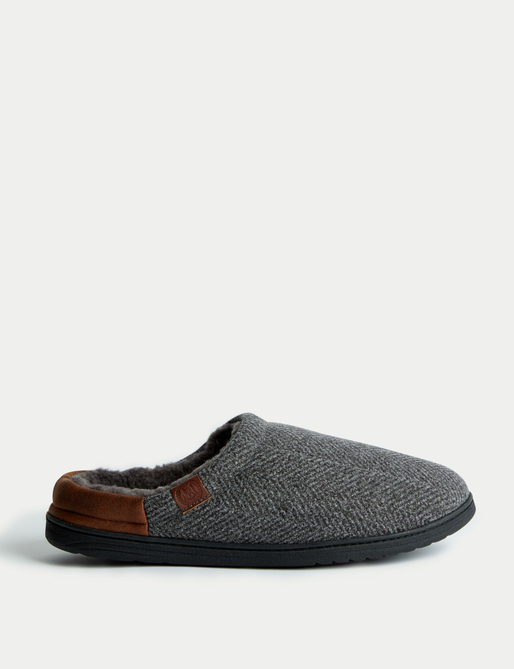 Herringbone Mule Slippers