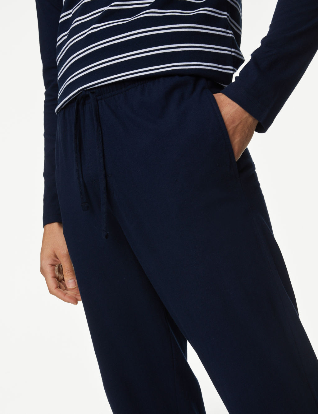 Pure Cotton Striped Pyjama Set 4 of 6