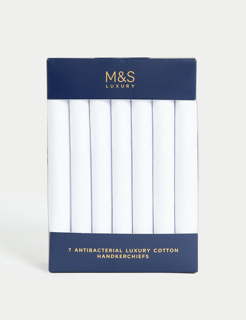 7pk Antibacterial Pure Cotton Handkerchiefs