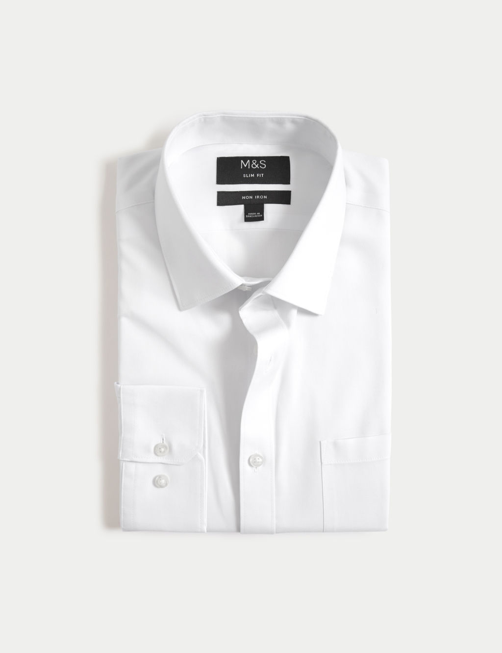 Slim Fit Non Iron Pure Cotton Shirt 3 of 5