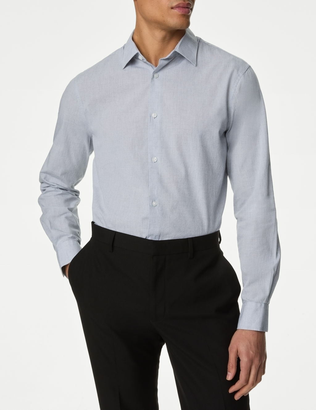 Regular Fit Pure Cotton Textured Shirt 3 of 4