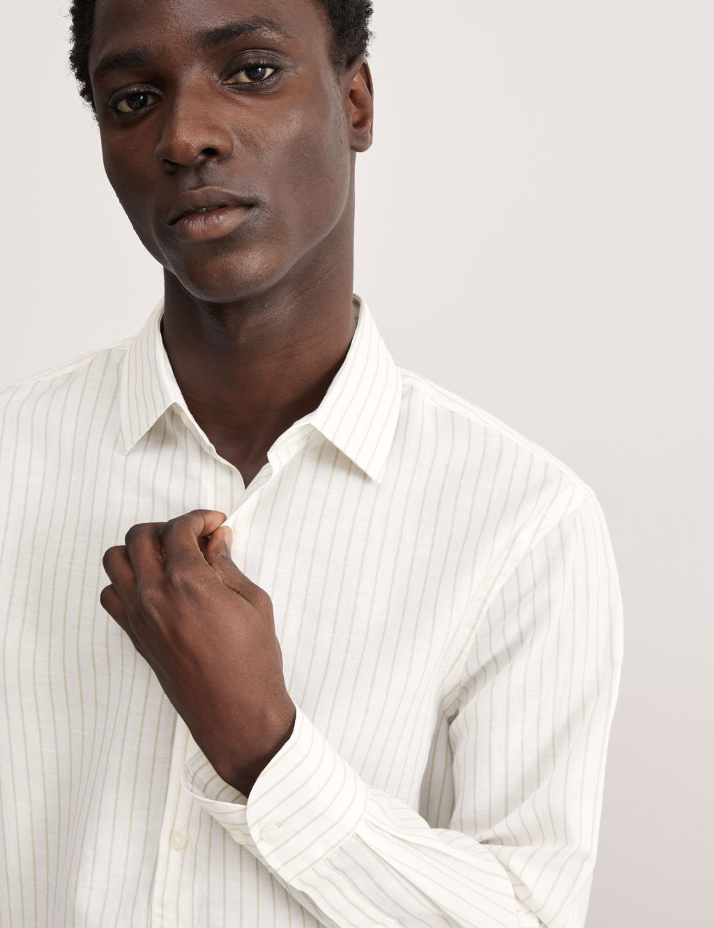 Linen Rich Regular Fit Shirt