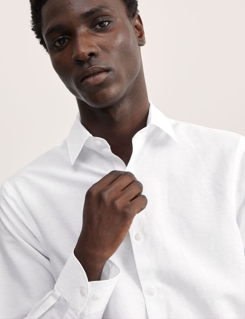 Linen Rich Regular Fit Shirt