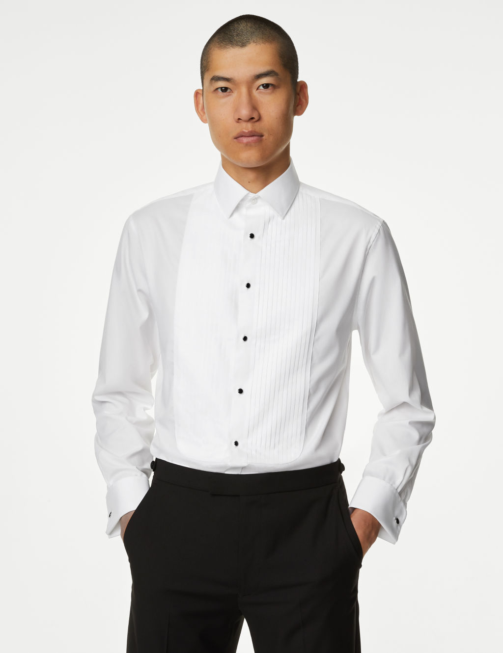 Regular Fit Luxury Cotton Double Cuff Dress Shirt 7 of 9