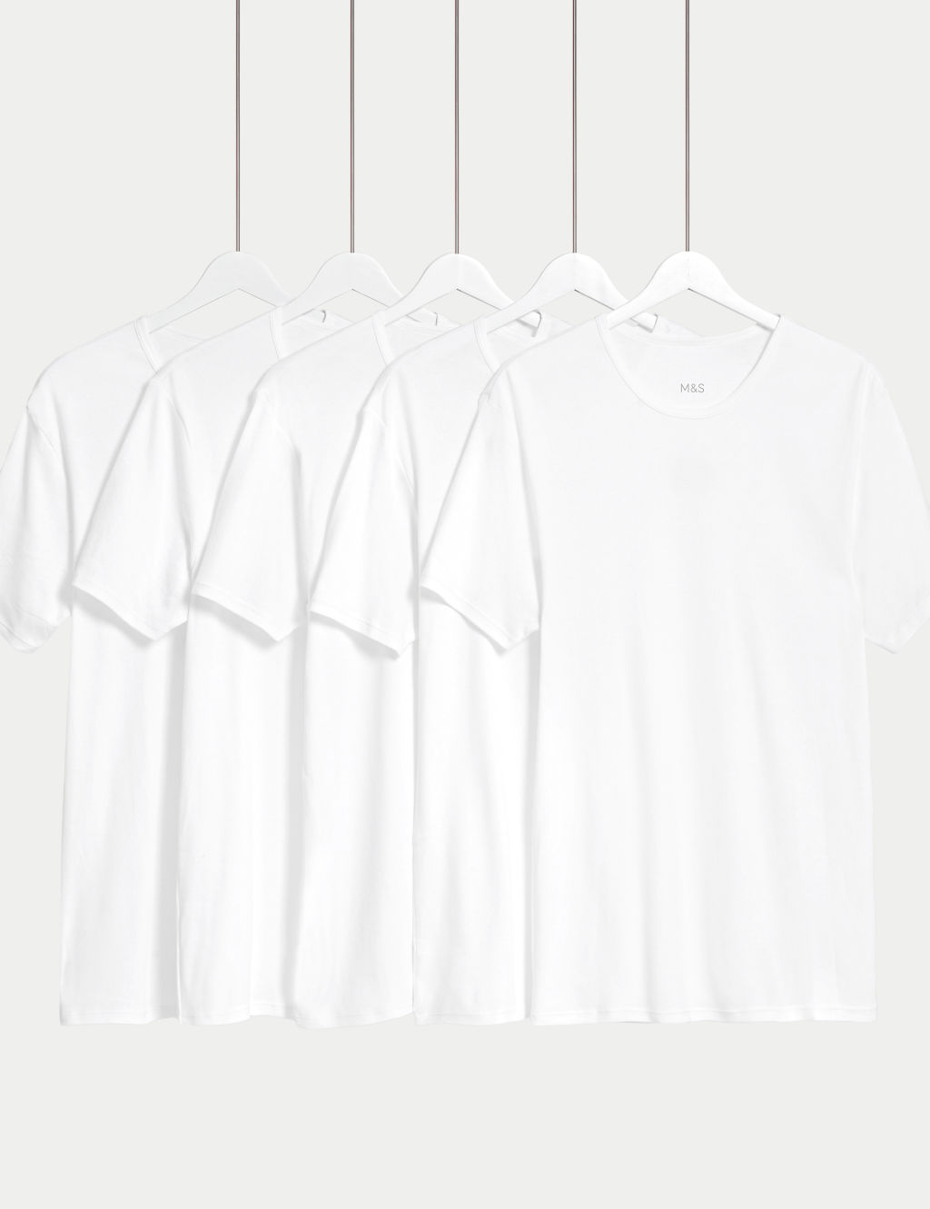 5pk Essential Cotton T-Shirt Vests
