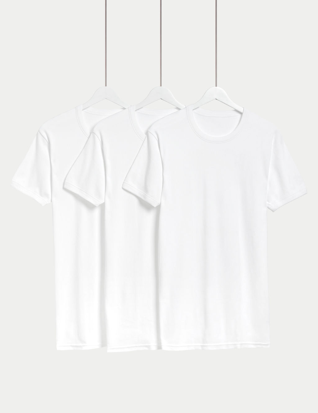 3pk Pure Cotton T-Shirt Vests 3 of 3