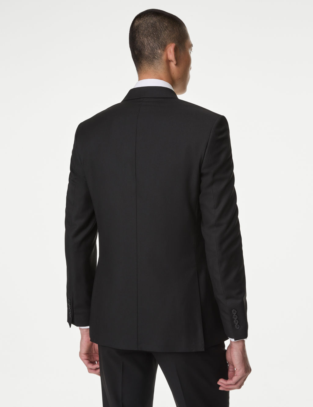 Slim Fit Double Breasted Jacket with Stretch 4 of 7