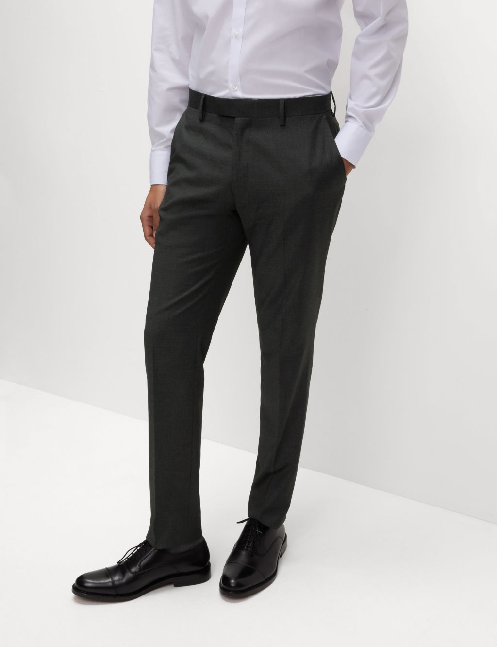 Skinny Fit Stretch Suit Trousers