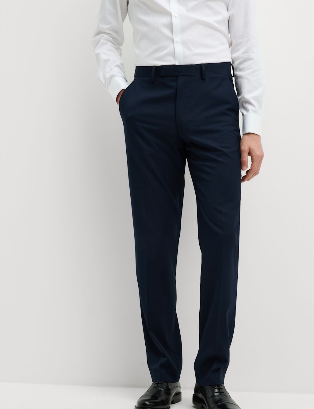 Regular Fit Stretch Suit Trousers