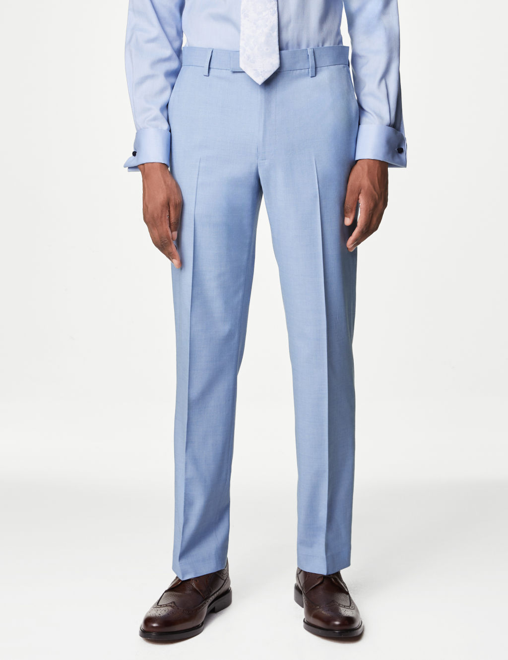 Regular Fit Stretch Suit Trousers