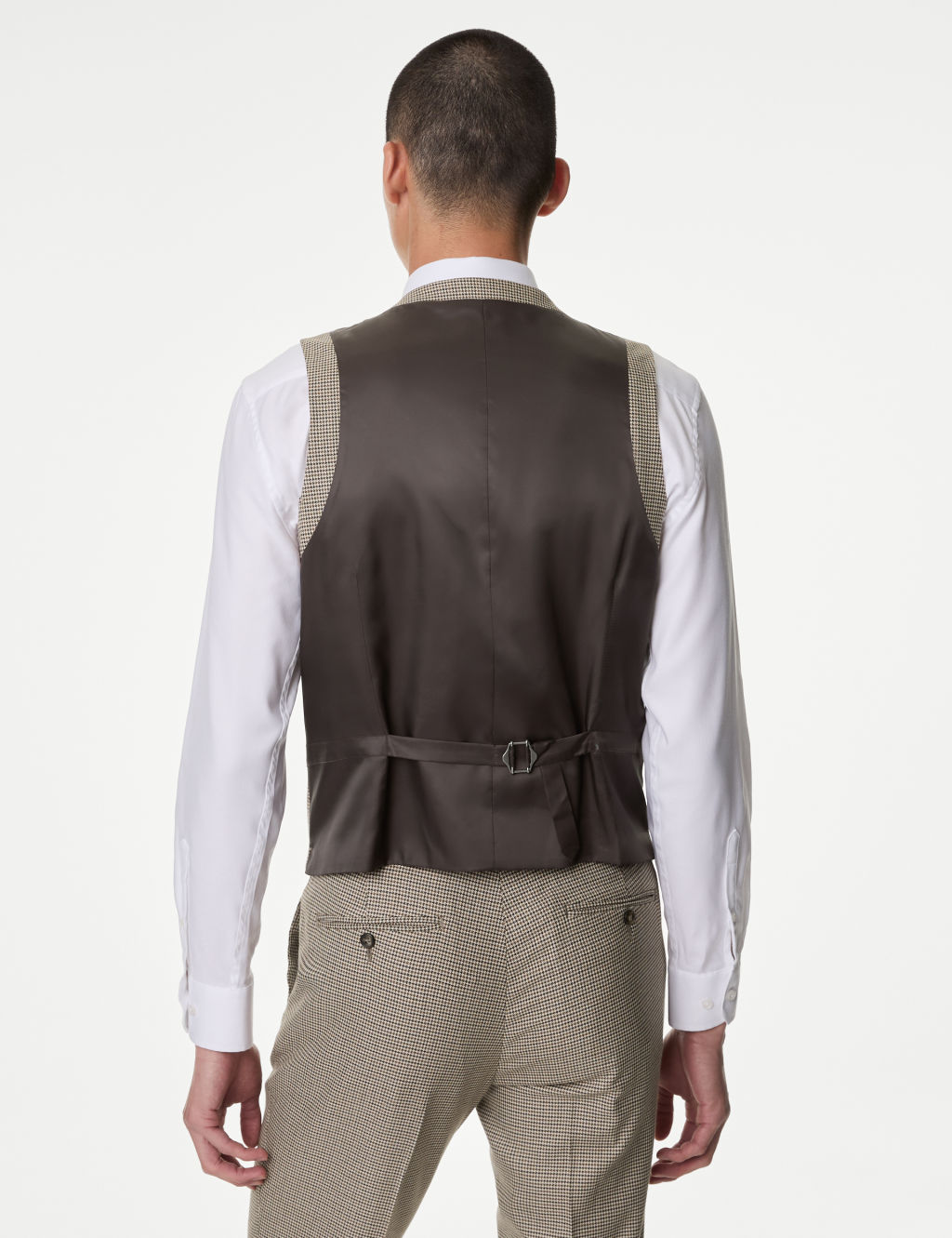 Puppytooth Stretch Waistcoat 7 of 7