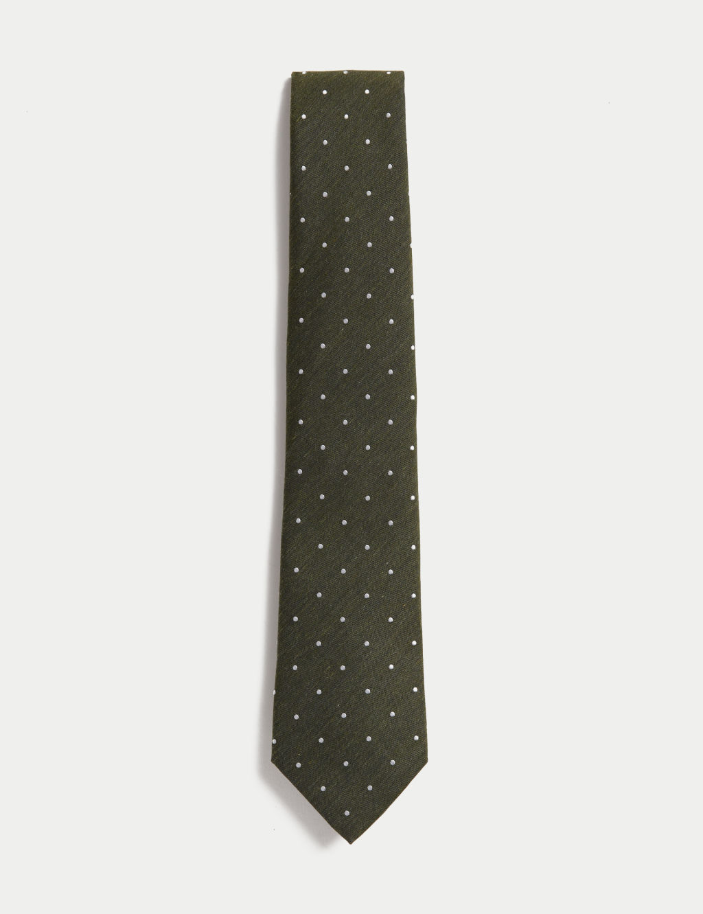 Polka Dot Silk Rich Tie