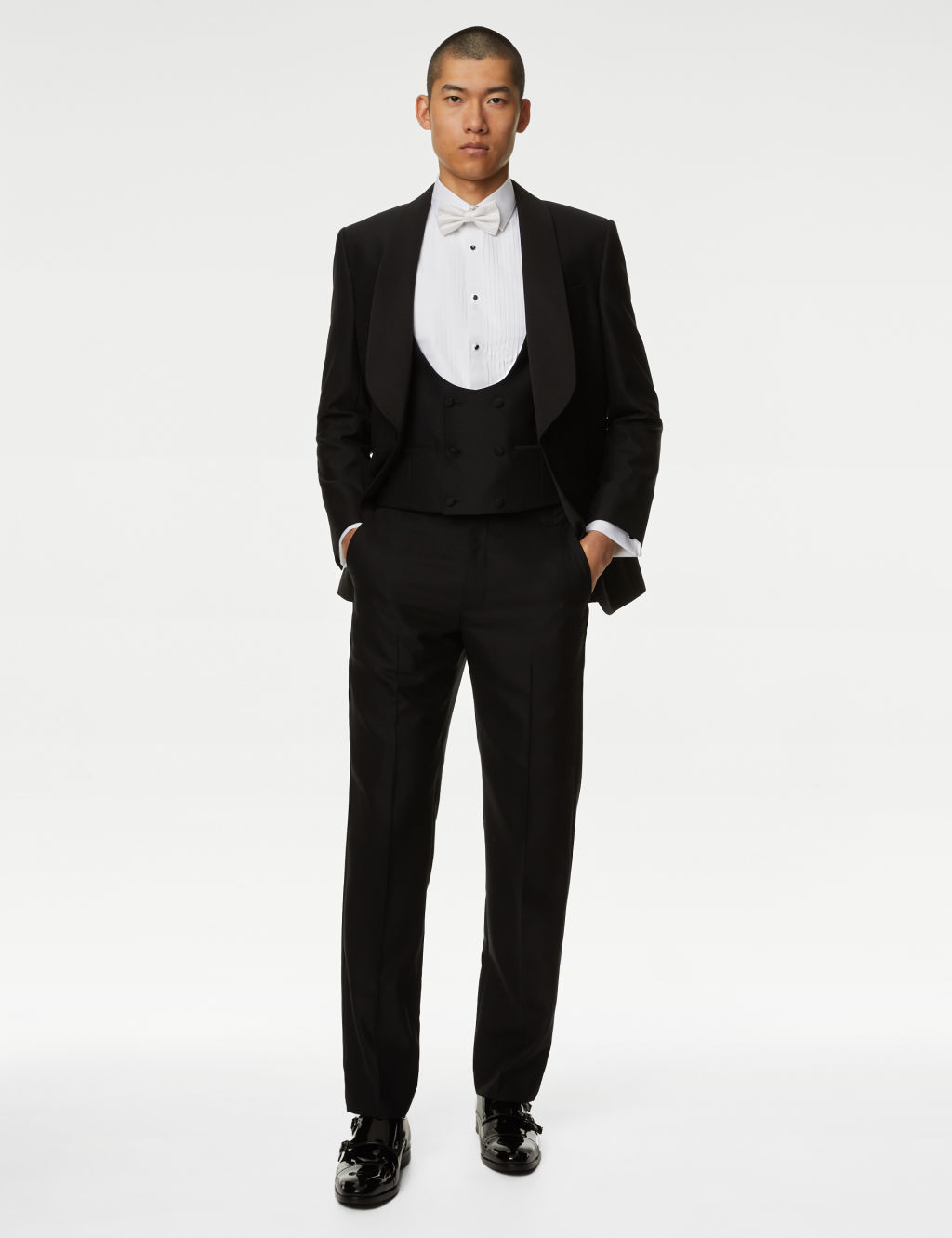 British Pure Wool Double Breasted Waistcoat
