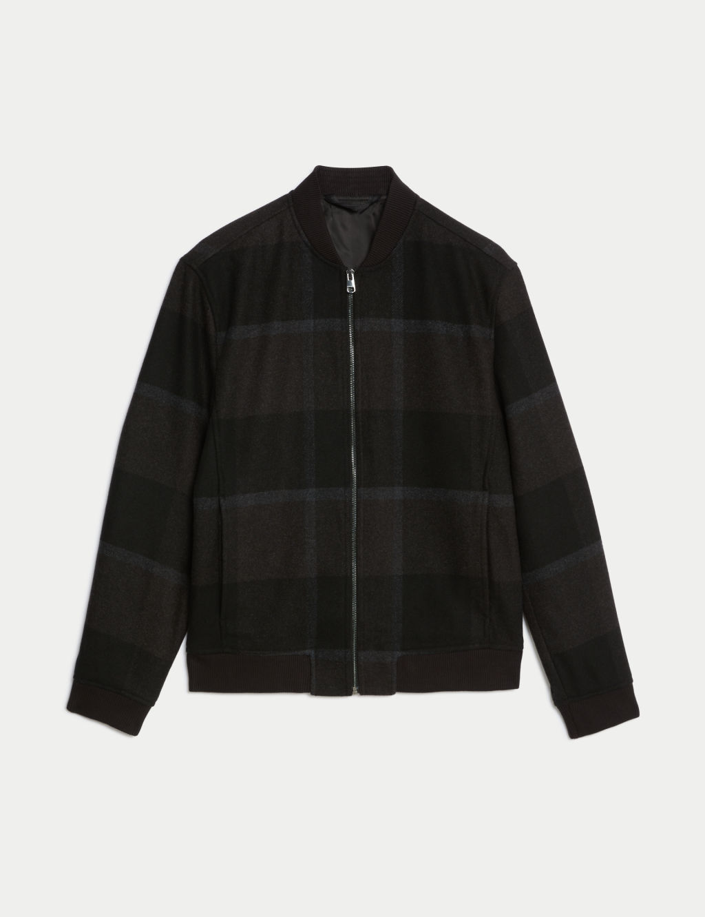Bomber Jacket with Wool
