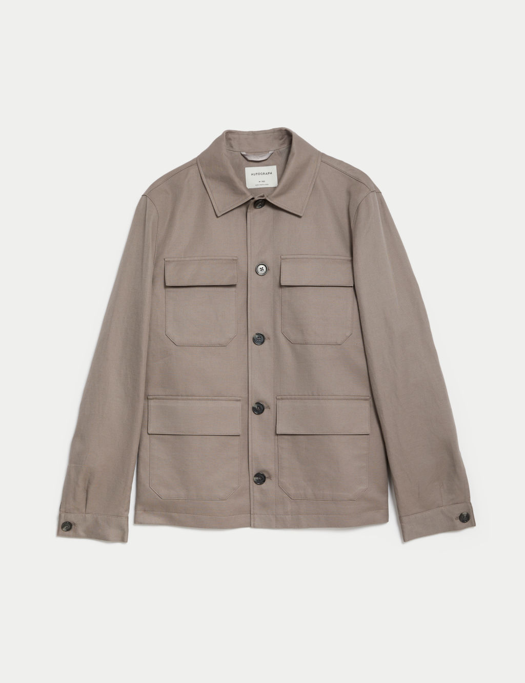 Linen Blend Safari Jacket 1 of 7