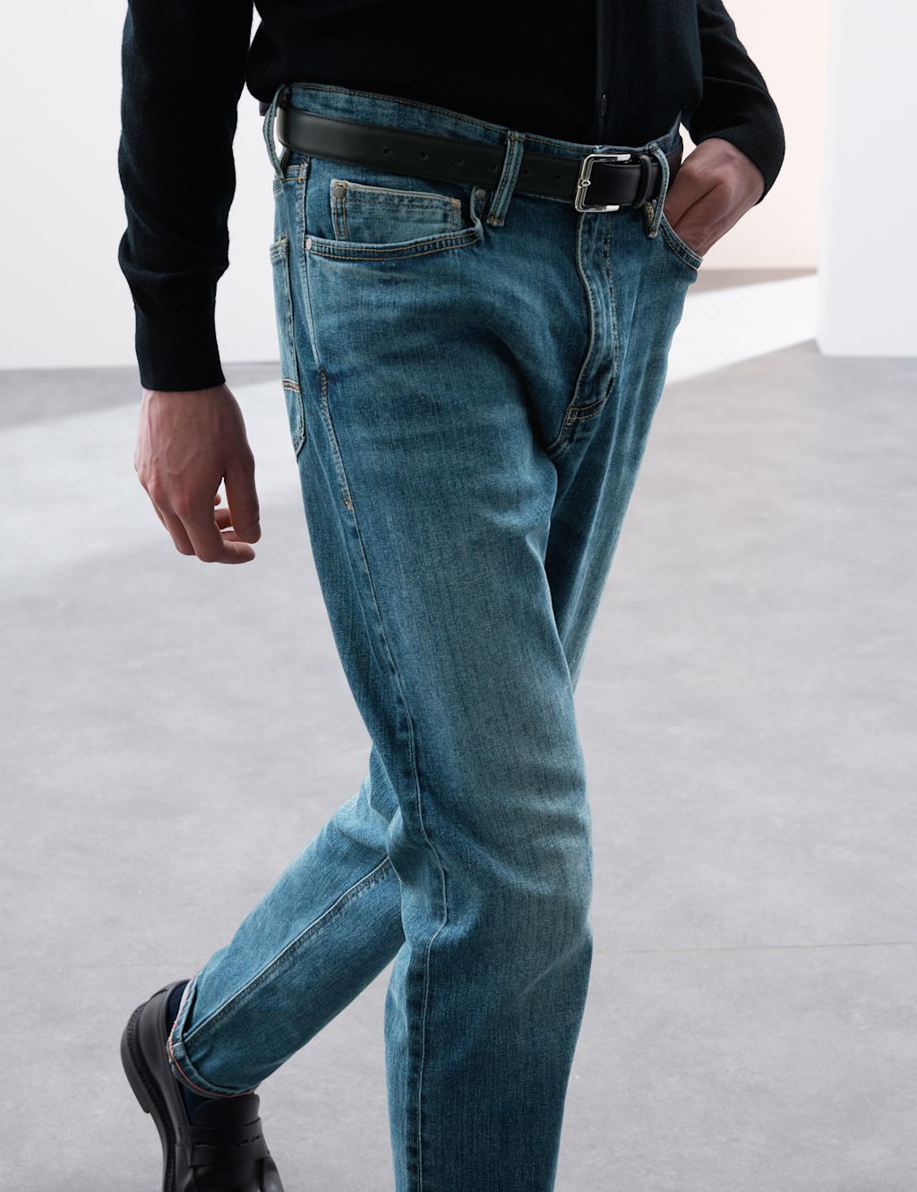 Slim Fit Japanese Selvedge Stretch Jeans