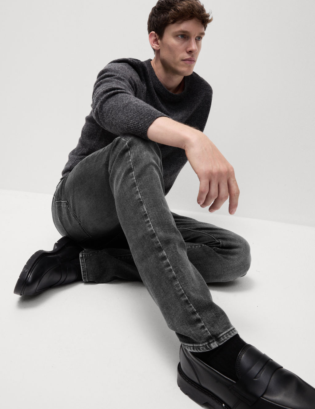 Slim Fit 5 Pocket Stretch Jeans