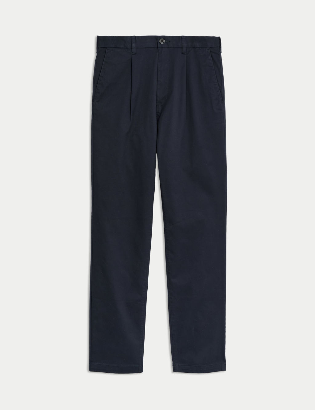 Regular Fit Heritage Twill Pleated Chinos