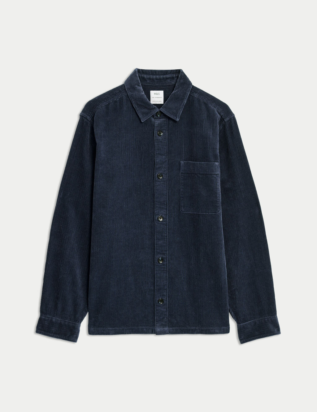 Pure Cotton Corduroy Overshirt