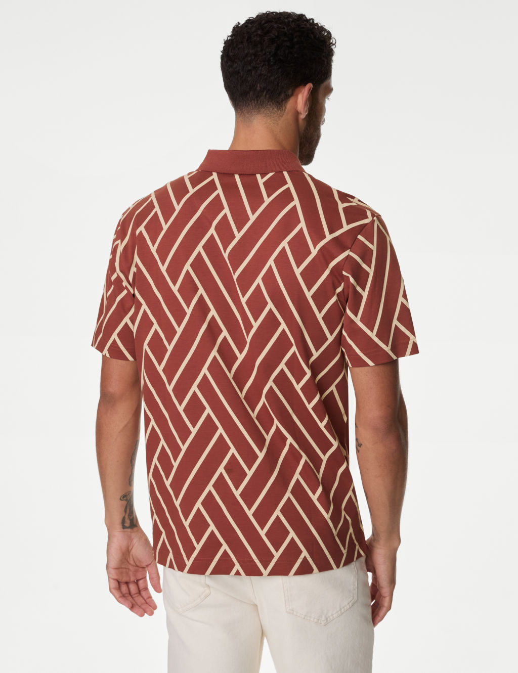 Pure Supima® CottonGraphic Print Polo Shirt 5 of 5