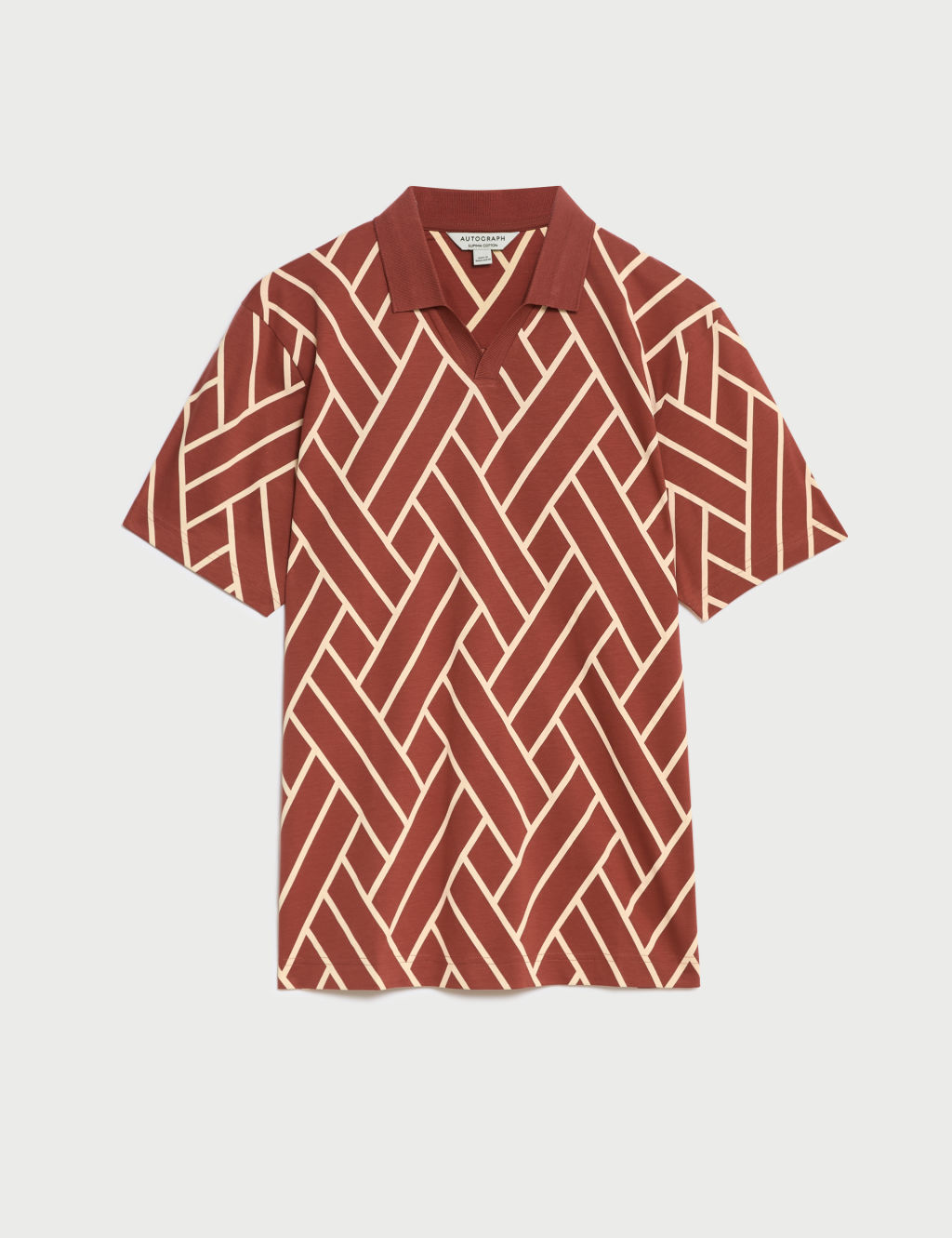 Pure Supima® CottonGraphic Print Polo Shirt 1 of 5