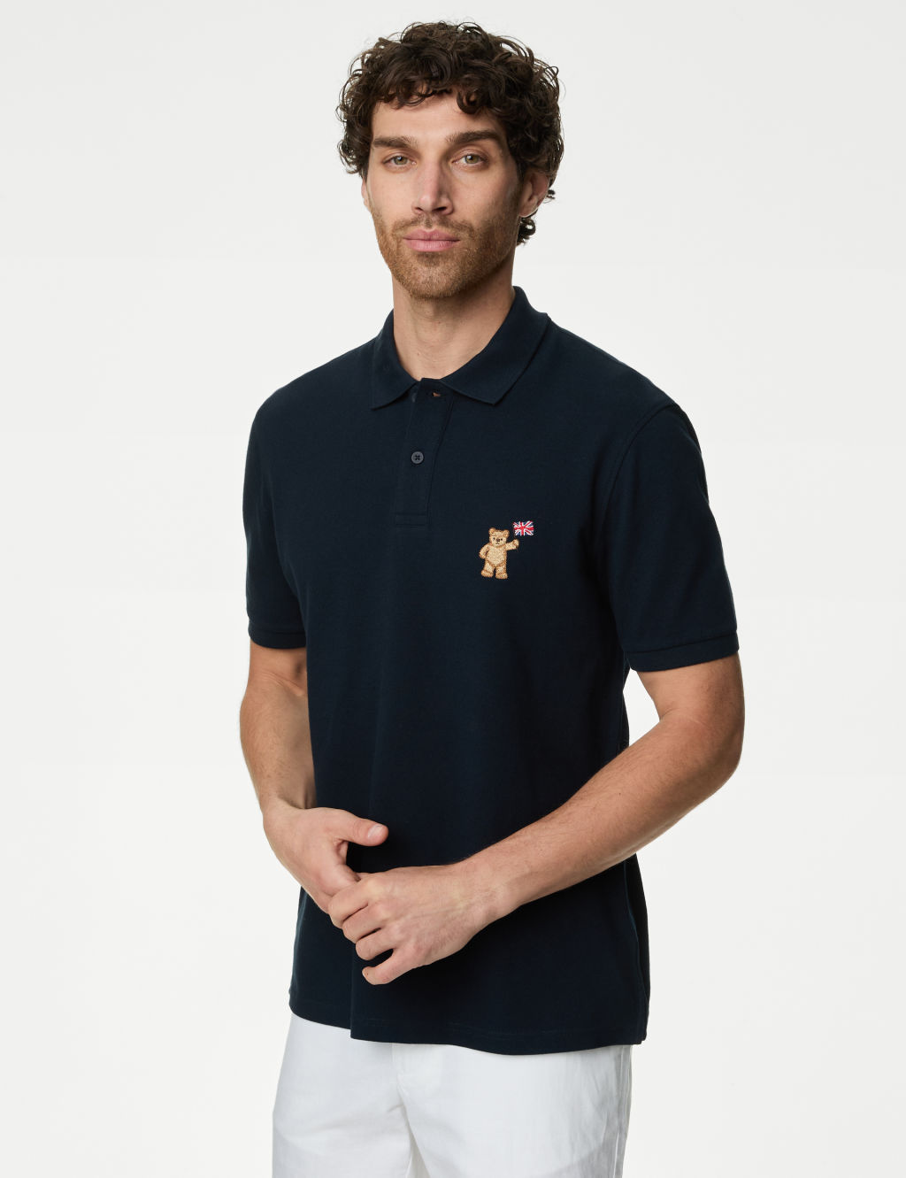 Pure Cotton Spencer Bear™ Polo Shirt 4 of 6