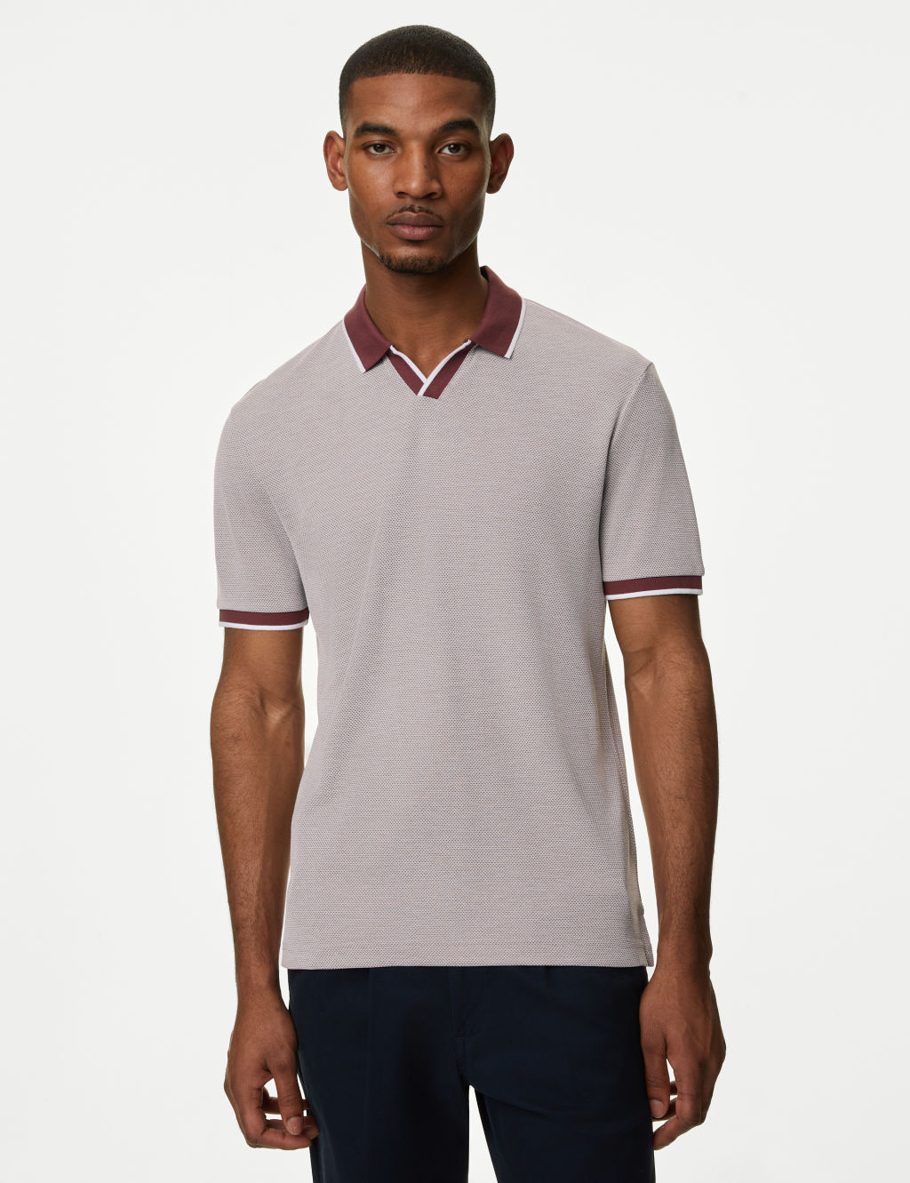 Modal Rich Revere Polo Shirt 4 of 5