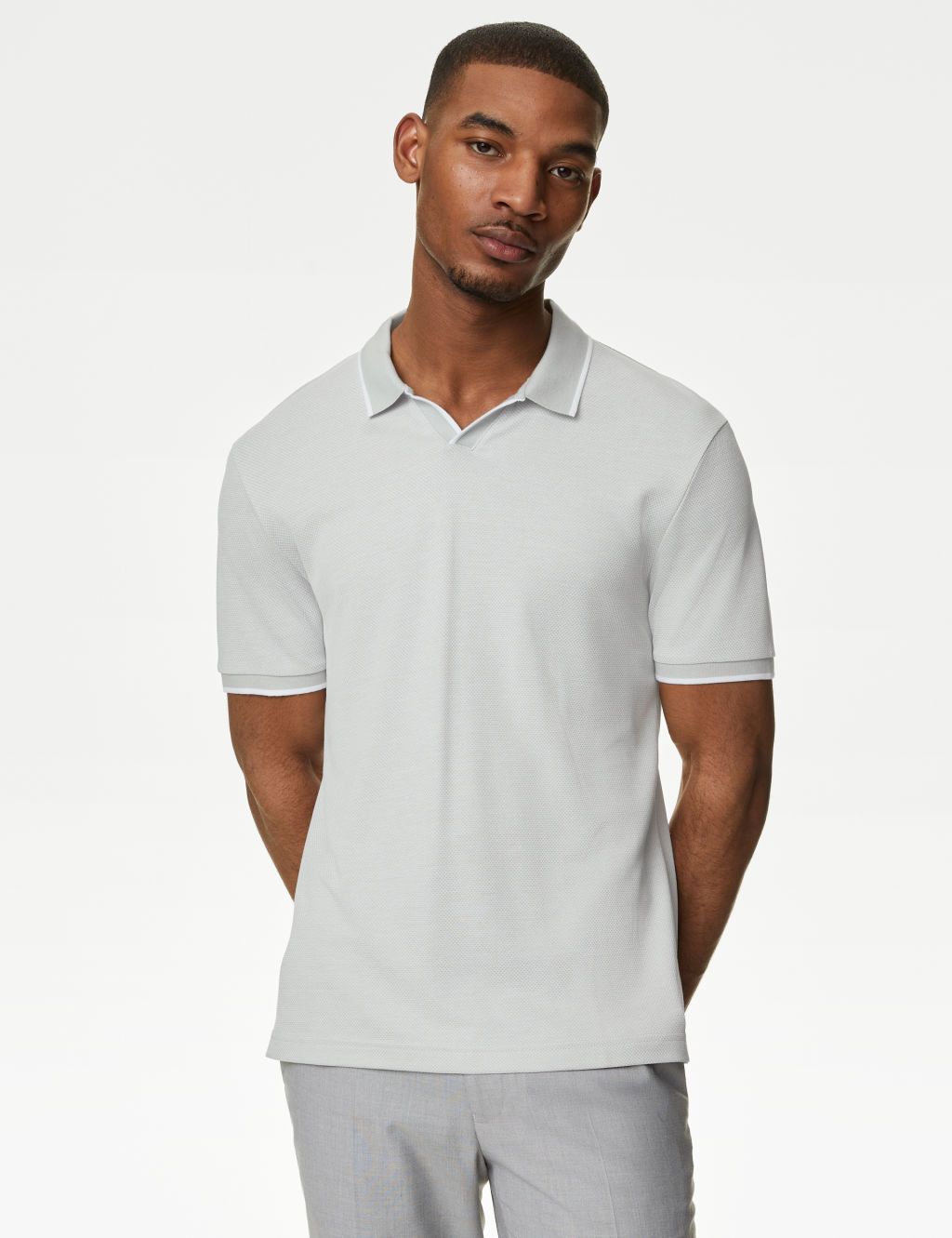 Modal Rich Revere Polo Shirt | M&S Collection | M&S