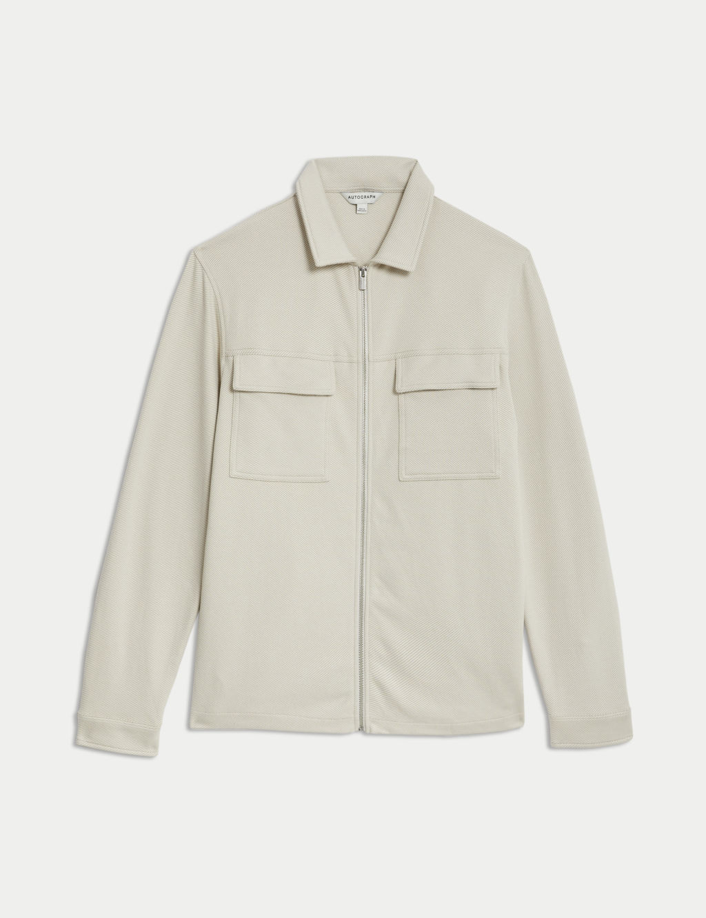 Cotton Rich Textured Overshirt 1 of 6