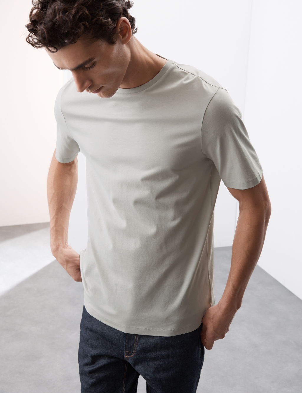 Pure Supima® Cotton Crew Neck T-shirt