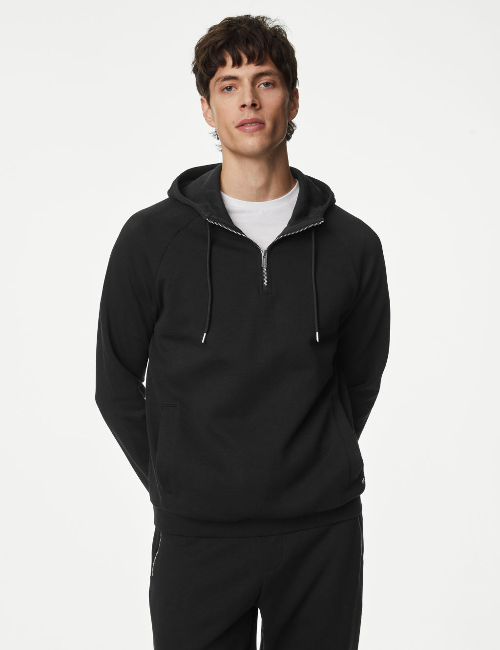 Cotton Blend Half Zip Hoodie 3 of 6