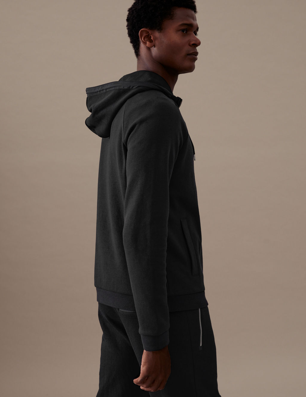 Cotton Blend Half Zip Hoodie 6 of 6