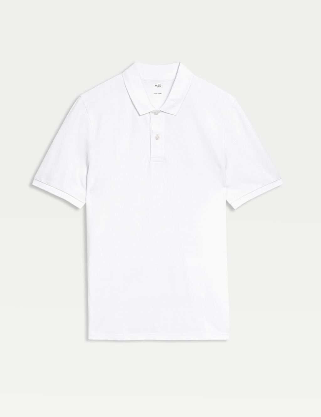 Slim Fit Pure Cotton Pique Polo Shirt 1 of 5