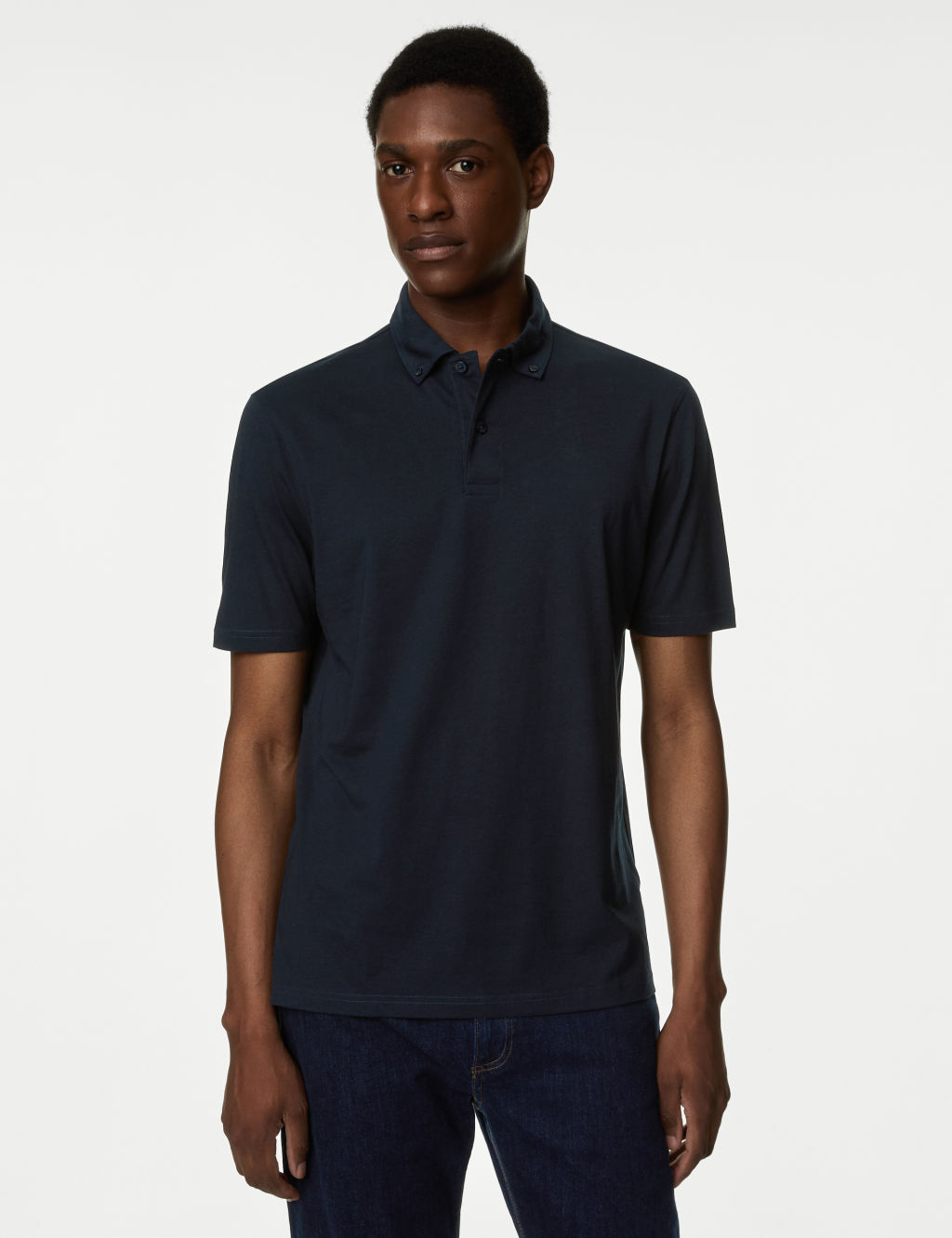 Pure Cotton Jersey Polo Shirt