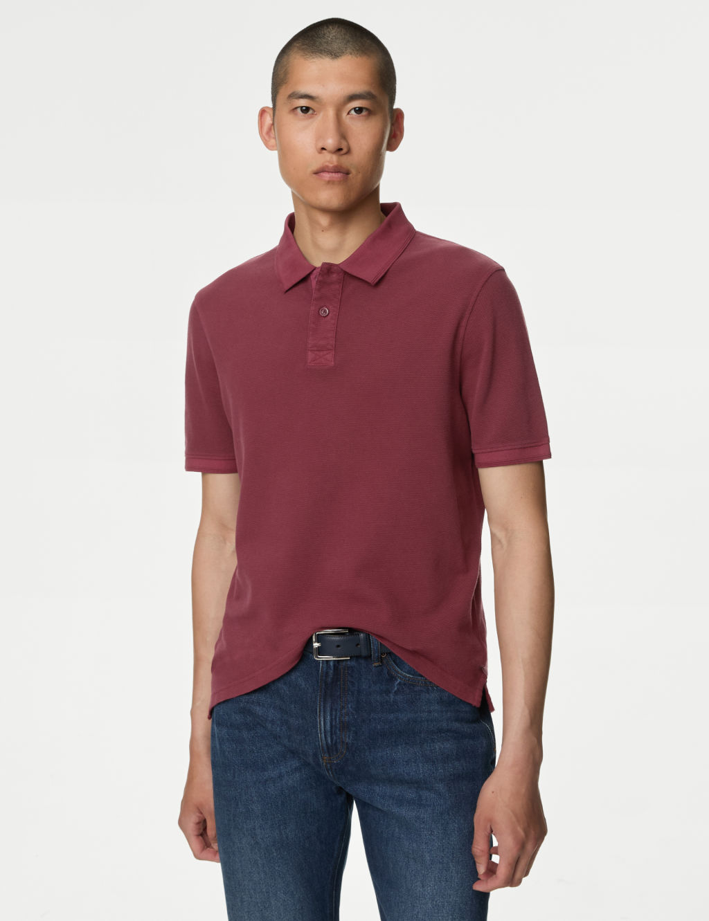 Pure Cotton Polo Shirt