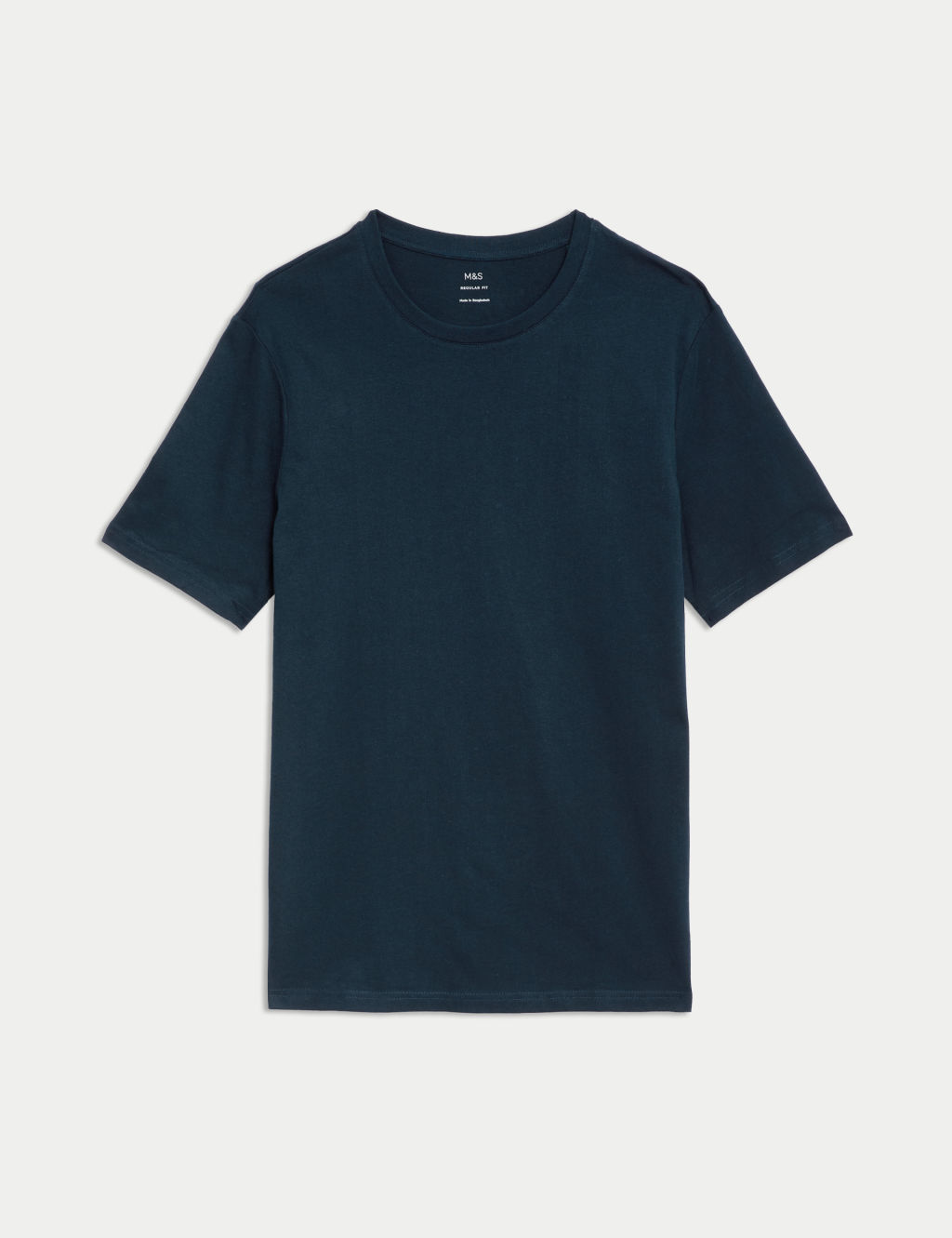 Regular Fit Pure Cotton Crew Neck T-Shirt