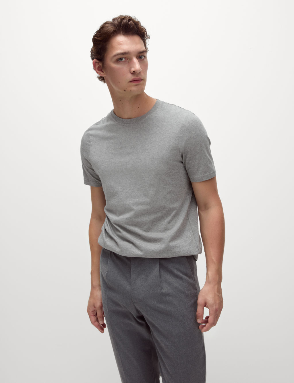 Regular Fit Pure Cotton Crew Neck T-Shirt 3 of 5