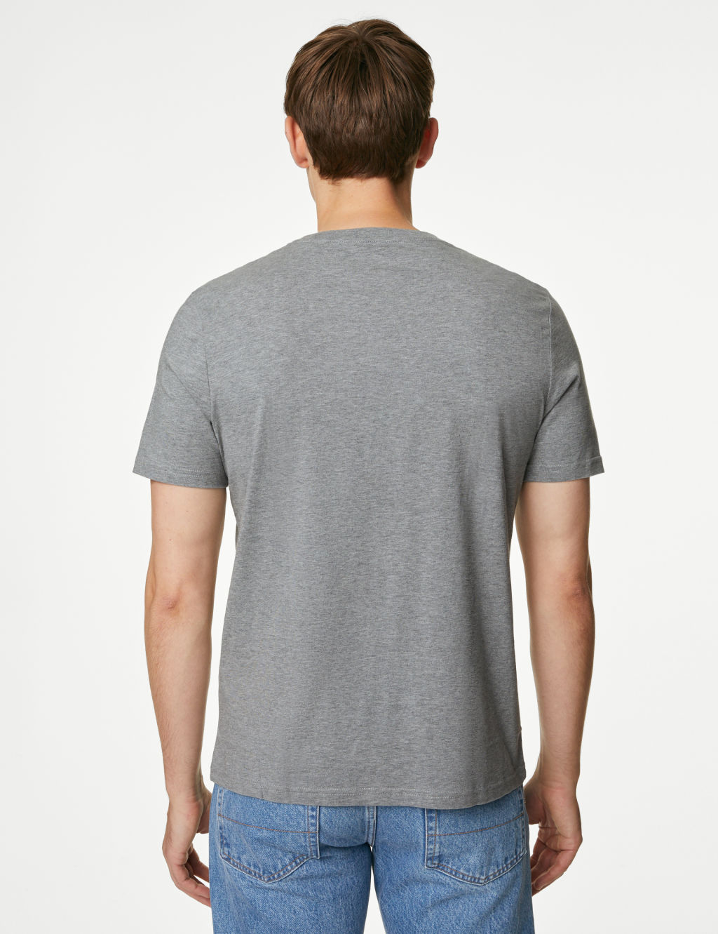 Regular Fit Pure Cotton Crew Neck T-Shirt 5 of 5