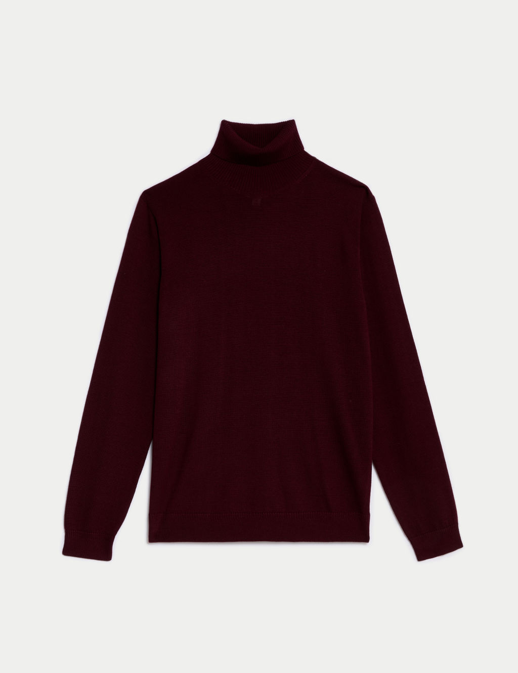 Merino wool Rich High Neck Jumper with Silk