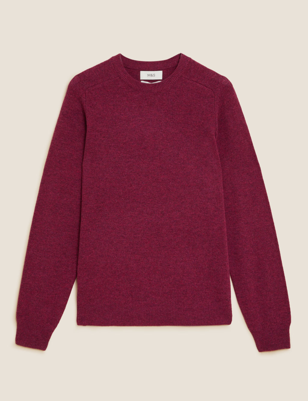 Pure Extra Fine Lambswool Crew Neck Jumper 1 of 1