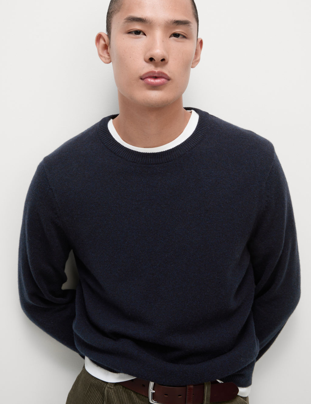 Pure Extra Fine Lamsbwool Crew Neck Jumper