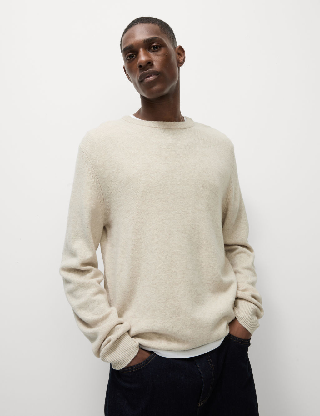 Pure Extra Fine Lamsbwool Crew Neck Jumper