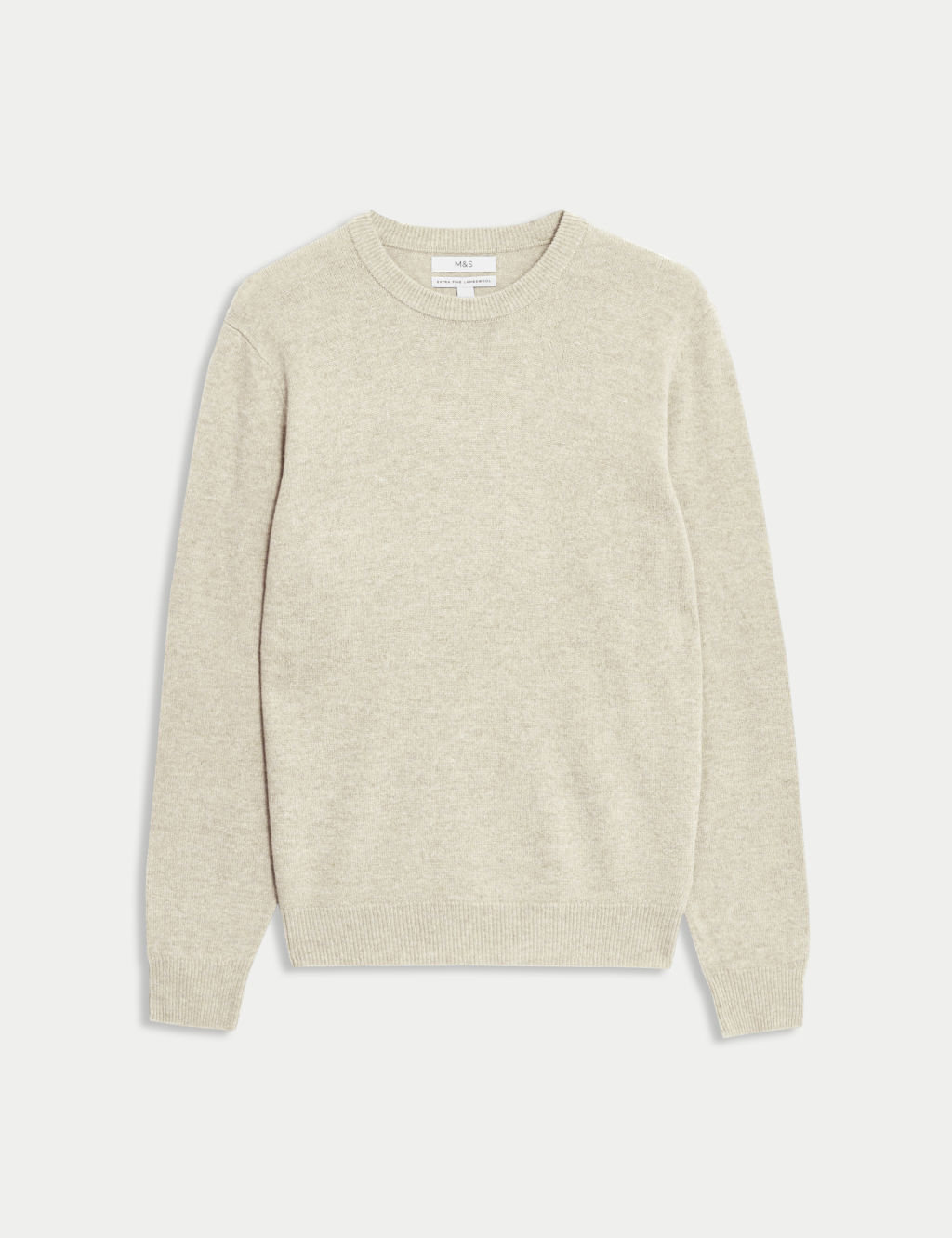 Pure Extra Fine Lamsbwool Crew Neck Jumper